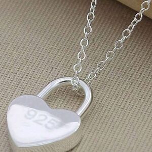 Elegant Silver Heart Pendant Necklace